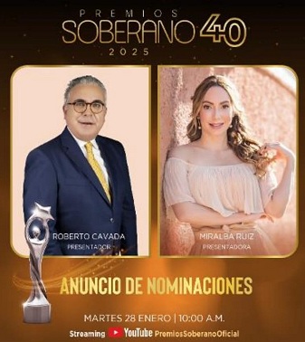 Nominados a Premios Soberano 2025 serán anunciados por Acroarte el 28 de enero