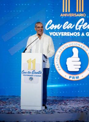 Presidente Abinader define al PRM como el motor de cambio m&aacute;s efectivo y aut&eacute;ntico de la Rep&uacute;blica Dominicana